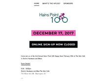 Tablet Screenshot of hainspoint100.com